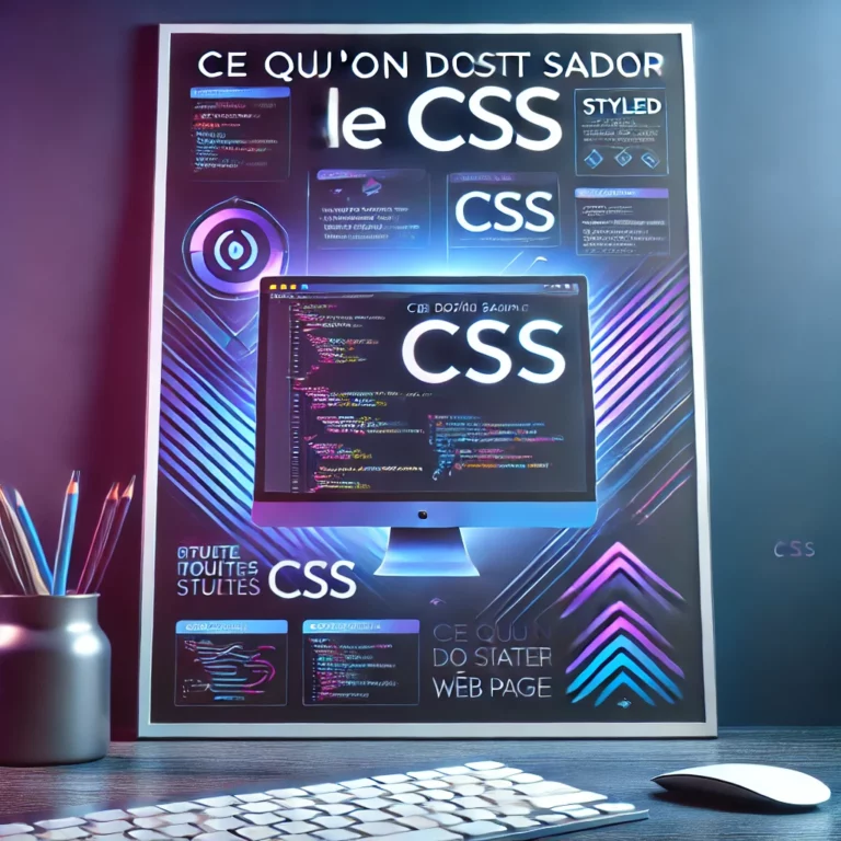 Maîtriser les bases du CSS: Débutez et stylisez vos pages web